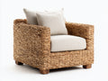 Fauteuil en rotin-rotin-bois-94x88x78 cm-naturel-écru-rustique