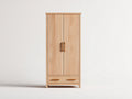 Armoire - Bois - 84x48x180 cm - Bois naturel - Rangement vêtements