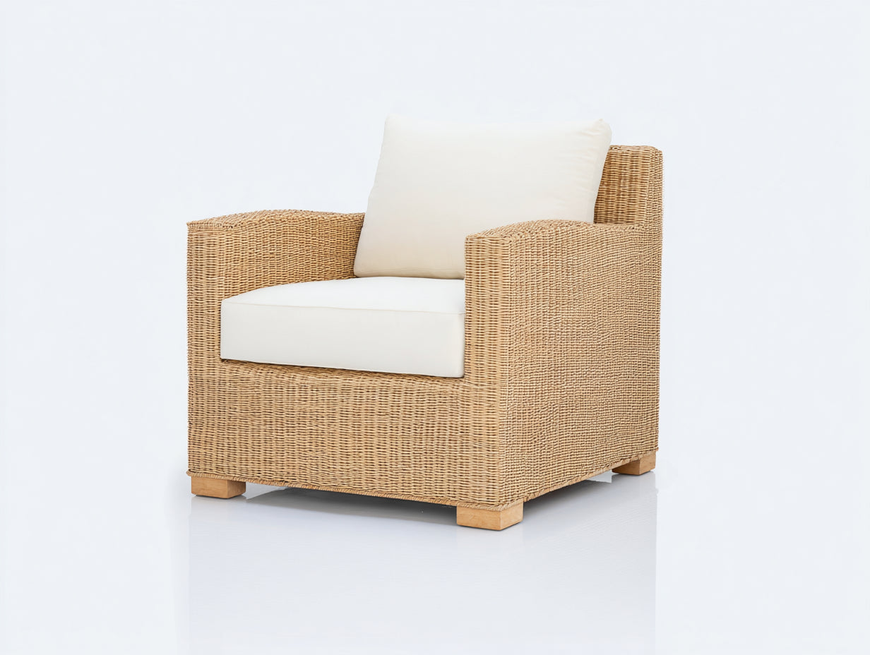 Fauteuil en rotin-rotin-bois-90x85x79 cm-naturel-écru-contemporain