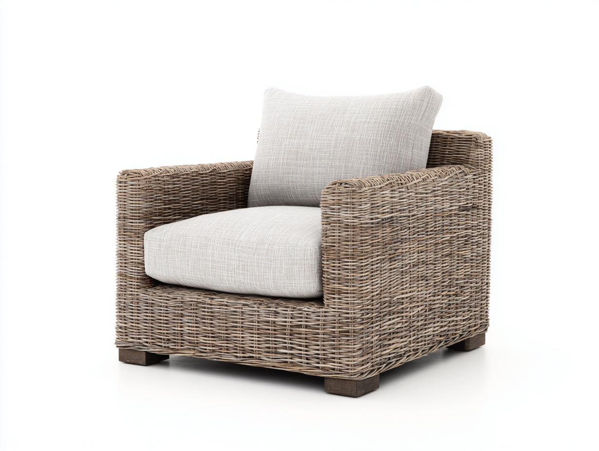 Fauteuil en rotin-rotin-bois-93x87x78 cm-naturel-écru-contemporain